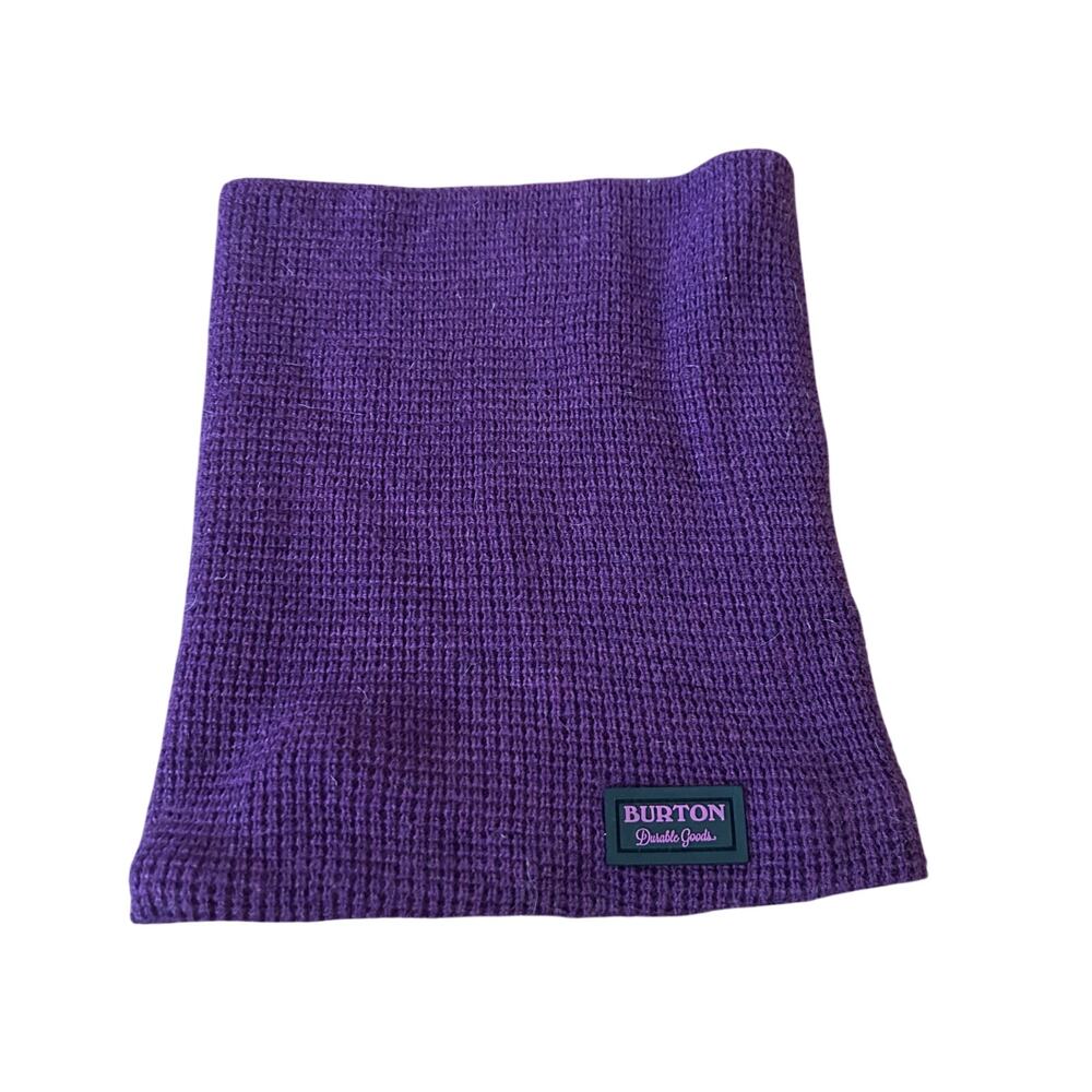 Burton Purple Thermal Knit Neck Warmer Womens One Size